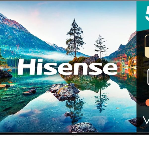 تلفزيون هايسنس 50 بوصة UHD ذكي HDR 10/HLG واي فاي 2.4 جيجاهرتز بلوتوث 5.0 DLNA HDCP اصدار H.265 - 50A6G (موديل 2021)، أسود