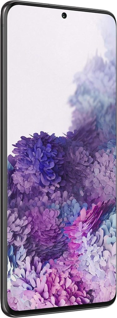 سامسونج جوال جالكسي اس 20 بلس (4G) بسعة 128GB SM G985F (جي ام فقط بدون سي دي ايه) هاتف ذكي مفتوح من المصنع (اسود كوني) اصدار عالمي بشريحتين