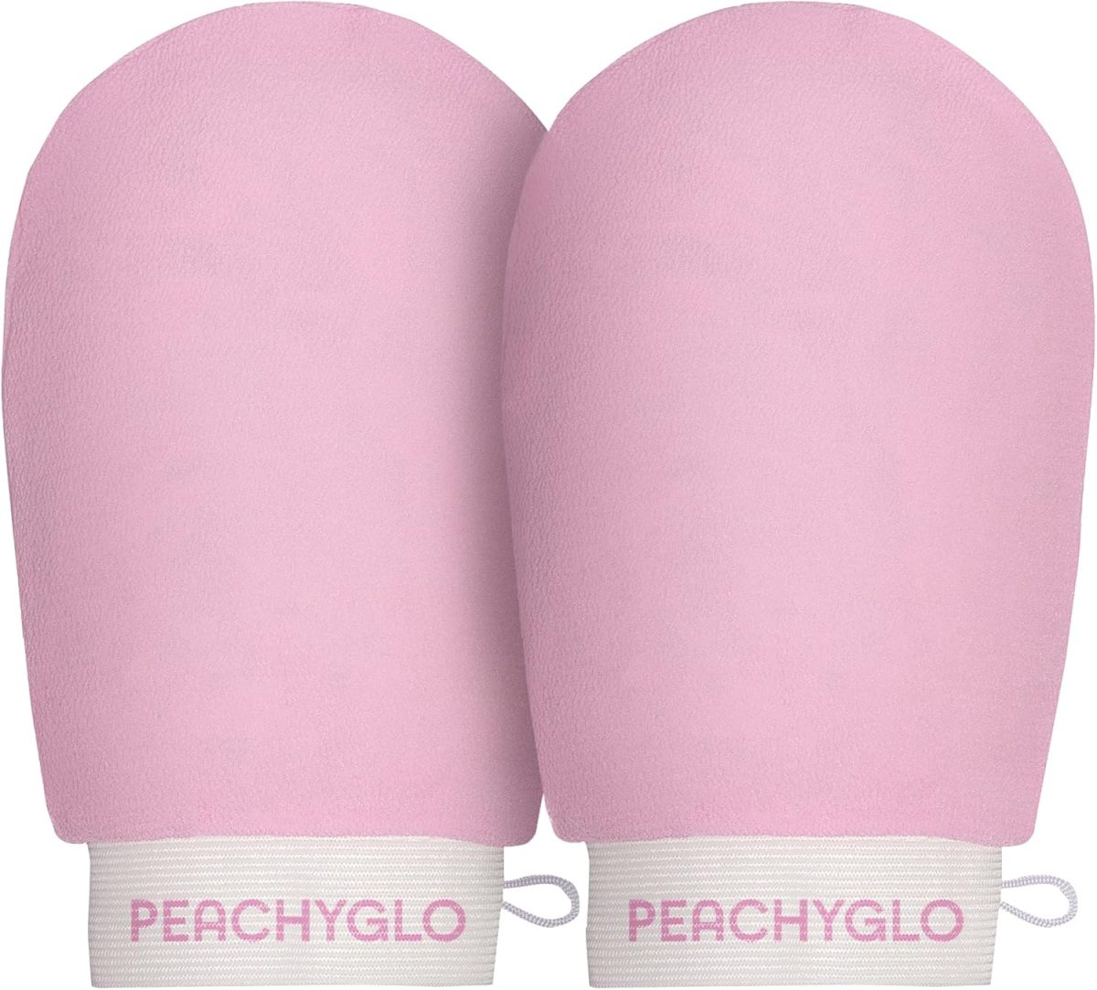 قفاز تقشير كوري من PEACHYGLO للجسم - قطعتان من قفازات الدش الفسكوزية للتقشير العميق من أجل بشرة أكثر نعومة وشبابًا وحريرية ، منظف الجسم اللطيف للتقشير ، يساعد على التقرن الشعري