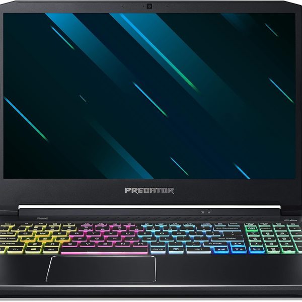 لابتوب العاب ايسر بريداتور هيليوس 300 بمعالج انتل i7-10750H وبطاقة نفيديا جيفورس RTX 2060 6 جيجا بشاشة IPS FHD مقاس 15.6 انش 144 هرتز و3 مللي في الثانية وNVMe SSD 512 وواي فاي وكيبورد RGB