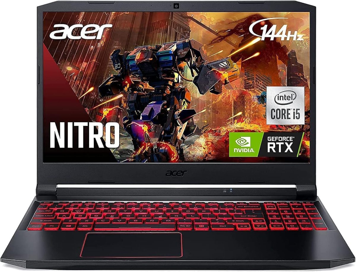 ايسر لابتوب العاب نيترو 5 AN515 | انتل كور i5-10300H حتى 4.5GHz | انفيديا جيفورس RTX 3050 GPU | 15.6 انش FHD 144Hz IPS | 16GB DDR4 | 1TB NVMe SSD | انتل واي فاي 6 | كيبورد باضاءة خلفية | قماش TWE