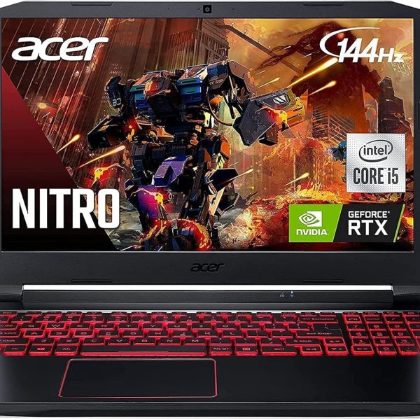 ايسر لابتوب العاب نيترو 5 AN515 | انتل كور i5-10300H حتى 4.5GHz | انفيديا جيفورس RTX 3050 GPU | 15.6 انش FHD 144Hz IPS | 16GB DDR4 | 1TB NVMe SSD | انتل واي فاي 6 | كيبورد باضاءة خلفية | قماش TWE