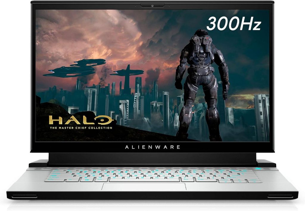 الينوير لابتوب العاب ام 15 15.6 انش FHD (ضوء قمري) انتل كور i7-10750H الجيل العاشر، ذاكرة RAM DDR4 16GB، SSD 1TB، نفيديا جيفورس RTX 2070 سوبر 8GB GDDR6، ويندوز 10 هوم (AWm15-7418WHT-PUS)