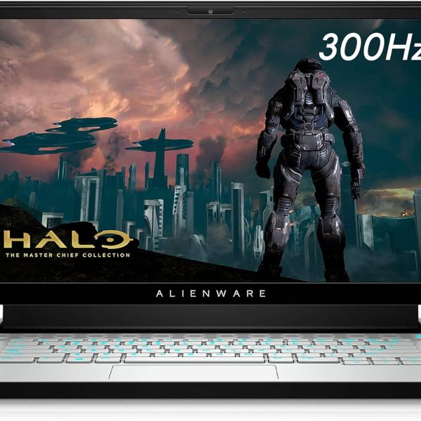 الينوير لابتوب العاب ام 15 15.6 انش FHD (ضوء قمري) انتل كور i7-10750H الجيل العاشر، ذاكرة RAM DDR4 16GB، SSD 1TB، نفيديا جيفورس RTX 2070 سوبر 8GB GDDR6، ويندوز 10 هوم (AWm15-7418WHT-PUS)