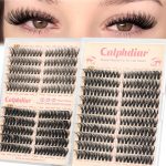 مجموعة رموش فردية على شكل عين القطة 30D+40D+50D، 400 قطعة من الرموش الخفيفة واليمنى، وصلات رموش فردية مجعدة D 8-18 ملم، مجموعات رموش طبيعية للمبتدئين
