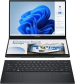 زين بوك ديو UX8406MA جاهز للذكاء الاصطناعي من اسوس،14 بوصة 3K OLED 120 هرتز، انتل الترا 7 155H، RAM 16GB +1TB SSD، شاحن نوع سي، حافظة مجانية وقلم ستايلس، كيبورد بإضاءة،عربي وإنجليزي ويندوز 11، رمادي،