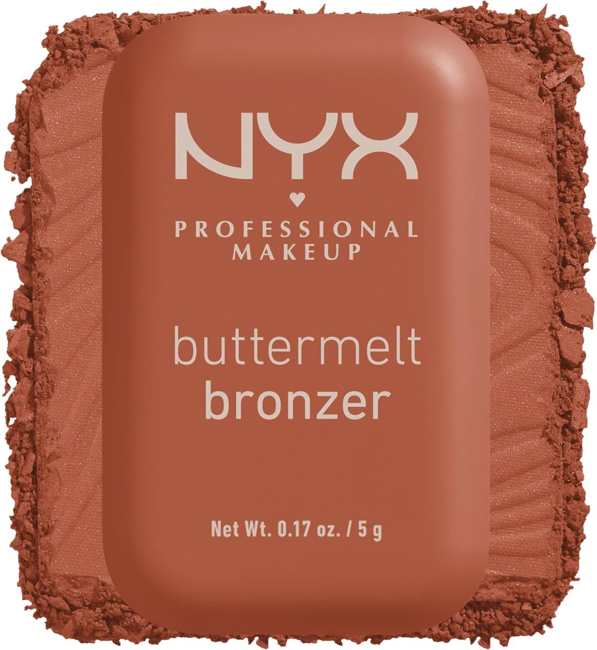 NYX Professional Makeup Buttermelt Bronzer, Powder Highlighter, 12 HR Wear, Fade & Transfer Resistant, Butta D Down