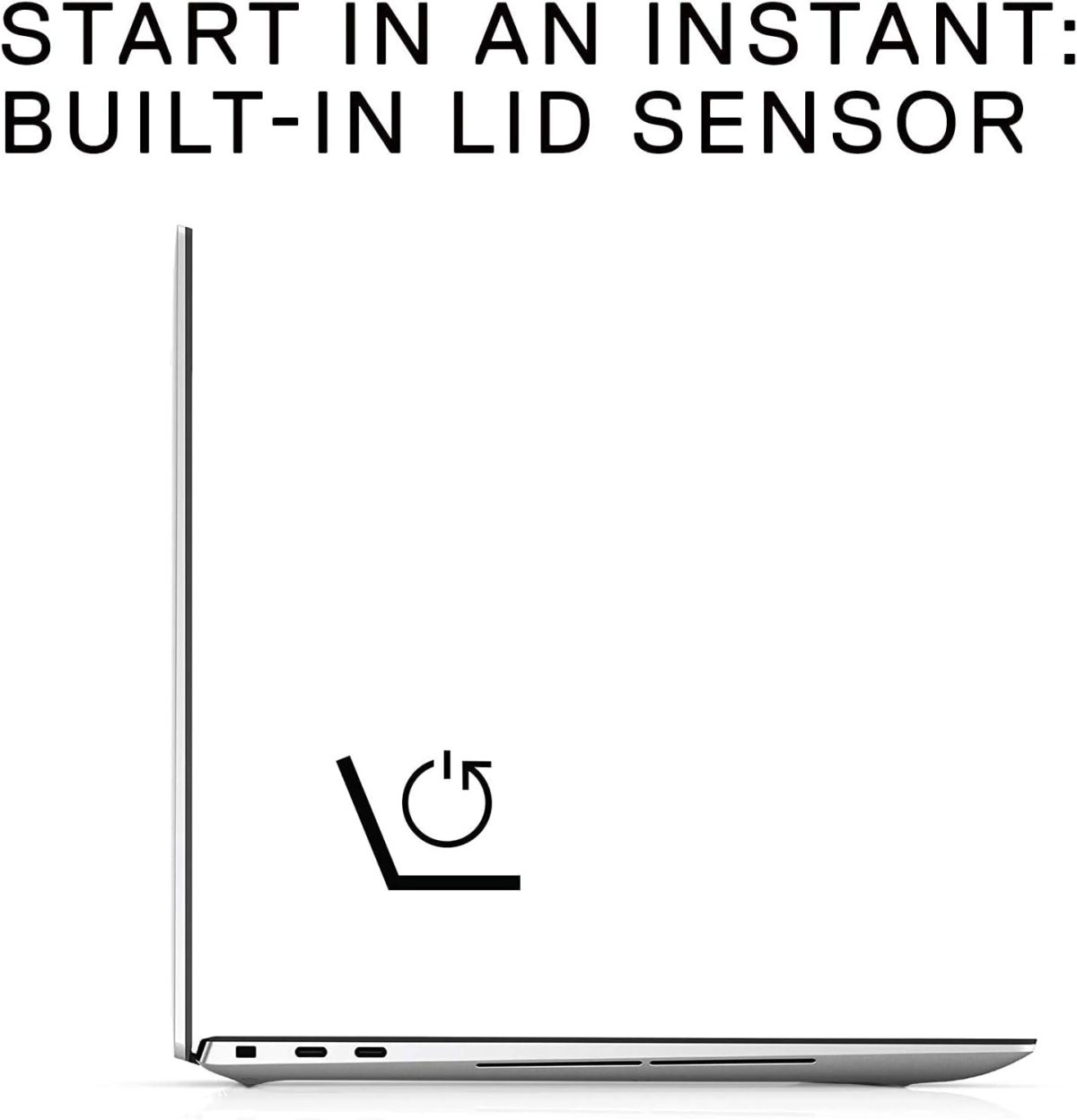 ⁦لابتوب XPS 9500 ديل XPS 15 9500 15.6 انش بشاشة لمس، الجيل العاشر كور i7,10750H سداسي النواة حتى 5.00GHZ، 64 DDR4 وقرص 2TB PCIe SSD ونيفيدا جيفورس GTX 1650 Ti 4 GDDR6، ويندوز 10 برو فضي⁩ - الصورة ⁦5⁩
