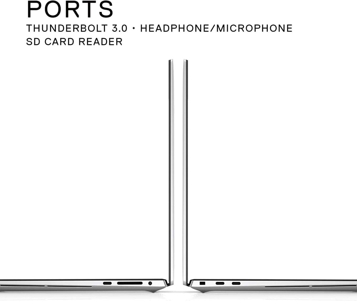 ⁦لابتوب XPS 9500 ديل XPS 15 9500 15.6 انش بشاشة لمس، الجيل العاشر كور i7,10750H سداسي النواة حتى 5.00GHZ، 64 DDR4 وقرص 2TB PCIe SSD ونيفيدا جيفورس GTX 1650 Ti 4 GDDR6، ويندوز 10 برو فضي⁩ - الصورة ⁦6⁩