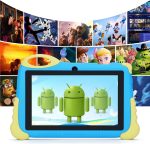 ⁦تابلت اندرويد 7 انش للاطفال (للاعمار من 2 الى 14 سنة)، 2GB RAM 32GB روم 64GB، برنامج مثبت مسبقا، بلوتوث، واي فاي، مع حافظة مضادة للصدمات (ازرق)⁩ - الصورة ⁦3⁩