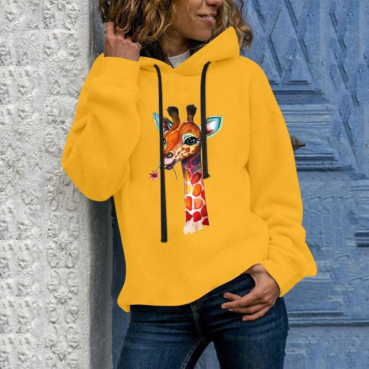 1750328053 HOT BODY Womens Hoodies Women Hoodies Sweatshirt Streetwear Hoodie Ms Sweatshirt Pullover Hoody Color Gray Size Medium
