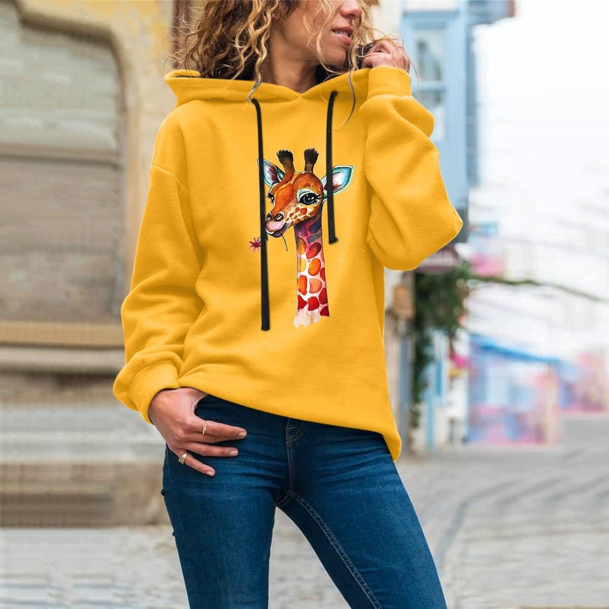 1750328057 HOT BODY Womens Hoodies Women Hoodies Sweatshirt Streetwear Hoodie Ms Sweatshirt Pullover Hoody Color Gray Size Medium