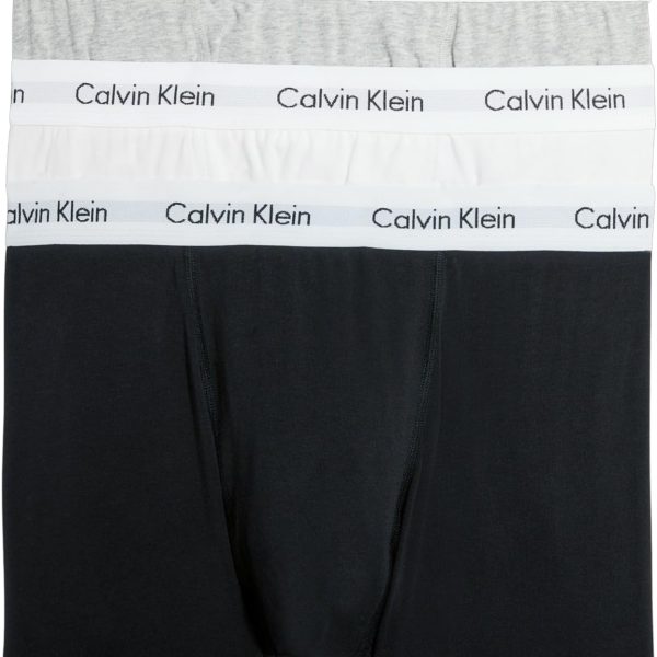 Calvin Klein Mens Medium Rise Trunk Boxer Shorts(Pack of 3) (pack of 3)