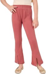 Styli Girls Front Split Detail Solid Leggings