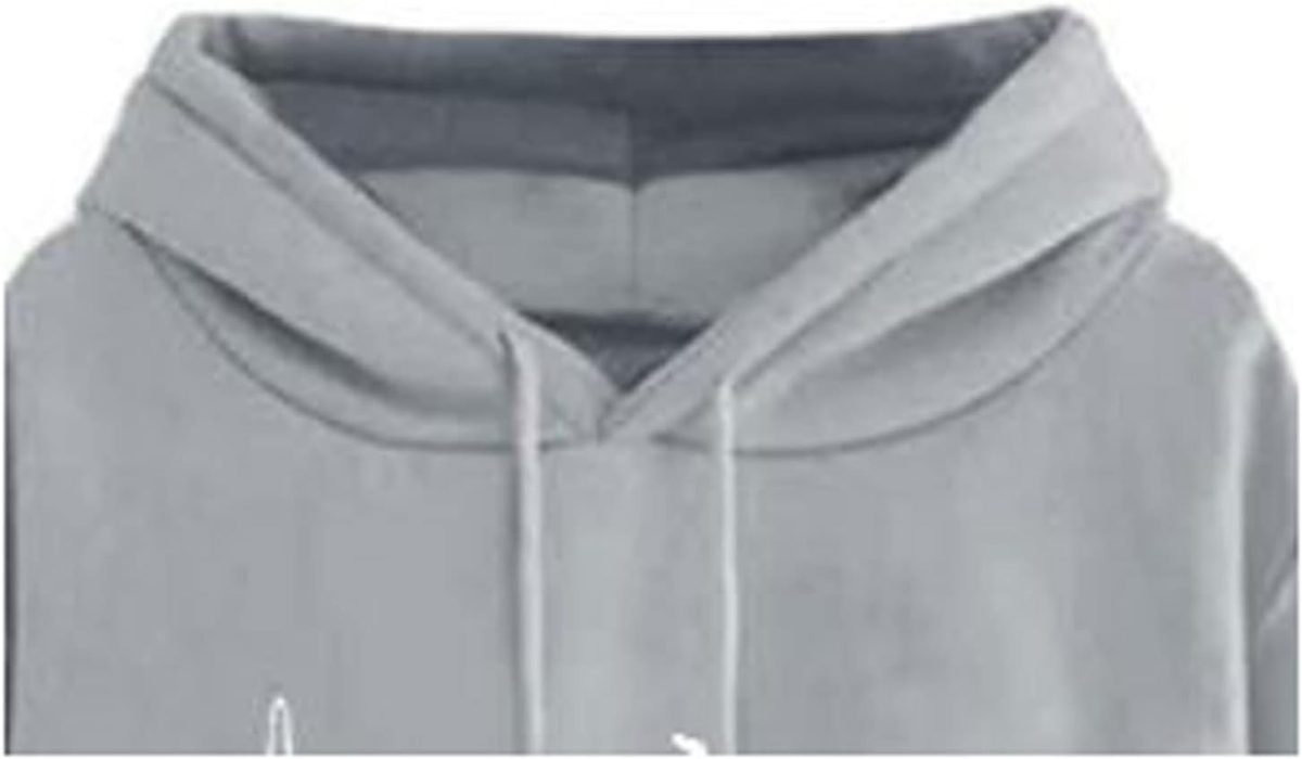 1751284812 SKYWOK Womens Hoodies Women Sweatshirt Hoody Printed Casual Hooded Pullovers Autumn Long Sleeve Clothes Oversized With Pocket Tops Color Black Size M