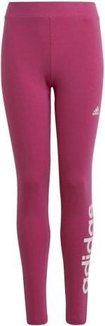 adidas Girl's Essentials Linear Logo Cotton Leggings Tights