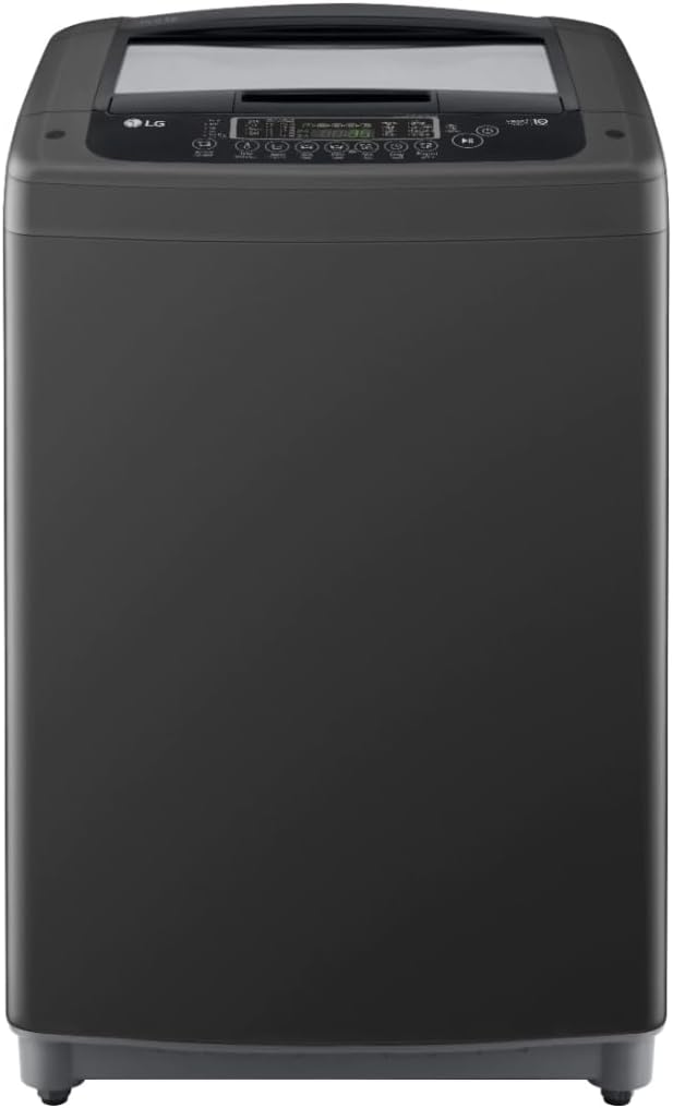 LG Top Automatic Washing Machine, Black 15 Kg Capacity, Sink Cleaning, Smart Motor, Black - WTV15BNDA