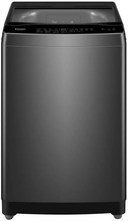 Haier Home Automatic Washing Machine, Top Load, 7 Kg, 8 Programs, Silver - HWM70-316S6