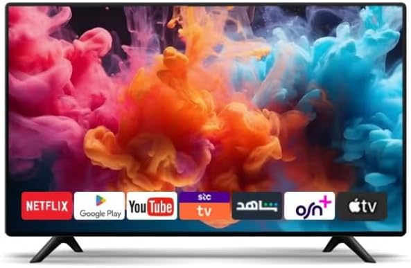 تلفزيون ذكي WB65BUH بدقة 4K UHD مقاس 65 بوصة من دبليو بوكس - نتفليكس ويوتيوب وديزني بلس وابل تي في بلس وبث محتوى الوسائط - اندرويد - 3840 × 2160 - حامل مجاني على الحائط - سلسلة دبليو بي