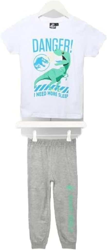NEON Kids Boy Jurassic Park Full Length T-shirt & Bottom, Multi, 3-4 Years