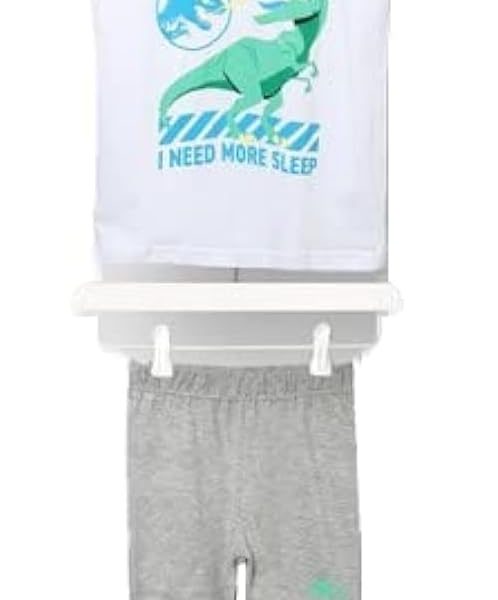 NEON Kids Boy Jurassic Park Full Length T-shirt & Bottom, Multi, 3-4 Years
