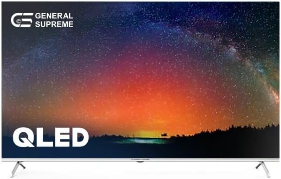 جنرال سوبريم شاشة 65 بوصه كيوليد، فائقة الدقة، سمارت جوجل تي في، 120 هرتز، GSGQ65C