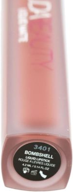 ⁦Huda Beauty Liquid Matte Ultra-Comfort Transfer-Proof Lipstick (4.2ml, Bombshell)⁩ - الصورة ⁦2⁩
