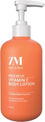 ZM Zayn & Myza Vitamin C Body Lotion, Glow Reviving & Skin Brightening, Shea butter, 500ml
