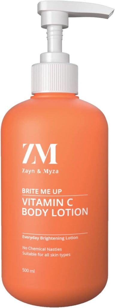 ZM Zayn & Myza Vitamin C Body Lotion, Glow Reviving & Skin Brightening, Shea butter, 500ml