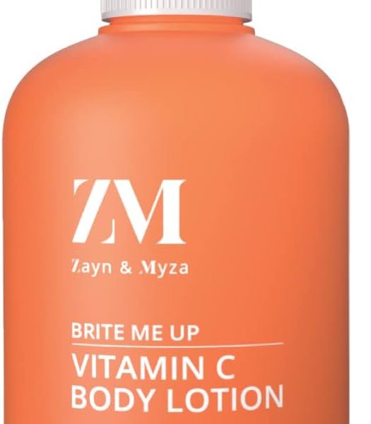 ZM Zayn & Myza Vitamin C Body Lotion, Glow Reviving & Skin Brightening, Shea butter, 500ml