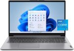 لابتوب ايديا باد 15.6 بوصة FHD من لينوفو، نحيف وخفيف الوزن، انتل 10 كور i5-1235U جيل 12، RAM 16GB، PCIe 1 تيرا USB-C، HDMI، واي فاي 6، لوحة مفاتيح، كاميرا ويب، قارئ SD، كيبورد أمريكي،رمادي، ويندوز 11