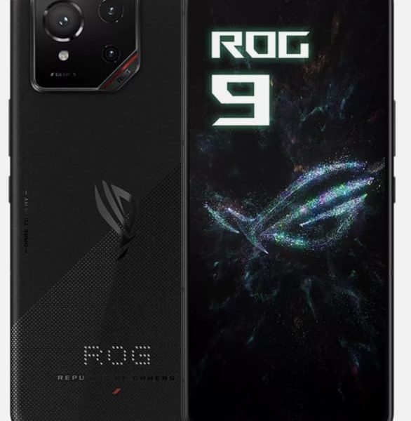 موبايل من أسوس ROG فون 9، سعة تخزين 512 جيجابايت، باللون الأسود