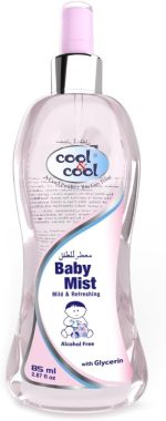 Cool & Cool Baby Mist Cologne- 85Ml - Alcohol Free,Paraben Free, Glycerin, Mild And Refreshing