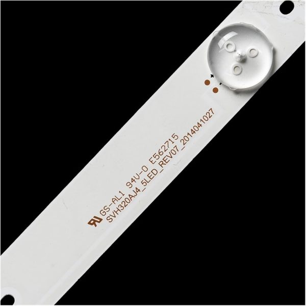 SHYHHTS 594mm TV Backlight Bar for Hi.sen/se 32inch SVH320AJ4_5LED_REV07_201041027 2Pcs/Set LED Strip LED32EC200 LED32EC210D LED32EC260JD