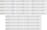 شريط اضاءة خلفية LED 10 قطع لتلفزيون 43 بوصة 2015ACR430 LM41-00174A LM41-00173A 43VLE5523WG 2015ARC430_3228_L05_REV1.0_150716 من شيهتس