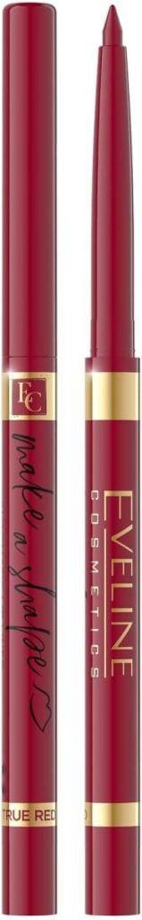 Eveline Cosmetics Make A Shape Automatic Lip Liner Lip Liner, True Red