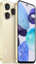 KXD BLUE SEA S25 Plus Dual SIM 128 GB ROM 12 (4+8) GB RAM 4500 mAh Battery 6.6 Inch HD+ Display Android 14 4G, Gold