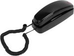 Landline Phone for Home, Corded Phone Wall Mountable Small Big Button Lightweight Senior Friendly for Hotel (Black)