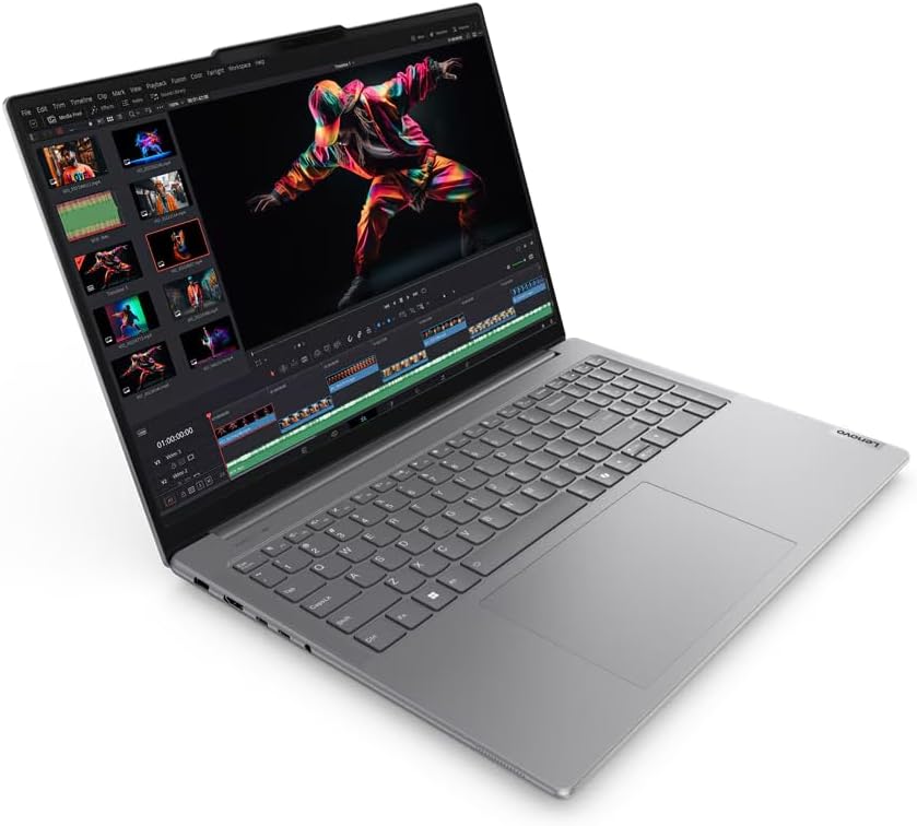 لينوفو يوجا برو 9 16IMH9-شاشة لمس 16 انش 3.2K، معالج انتل U9-185H، ذاكرة RAM 32GB، SSD 1TB، انفيديا جيفورس RTX™ 4060 8GB GDDR6، ويندوز 11، رمادي لونا - [83DN001PAX]