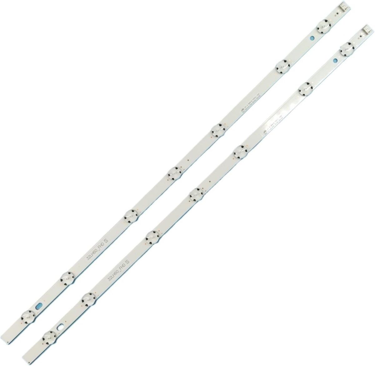 شريط LED اسود لـ 32LH609V 32LH604V 32LH530V 32LH6047 32LH60_FHD_A S L للإن/نوت كيه دايركت 16 سنة 32 FHD EAV63452304 (قطعتان لتلفزيون واحد)