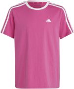 adidas Girl's Essentials 3-Stripes Cotton Loose Fit Boyfriend T-Shirt