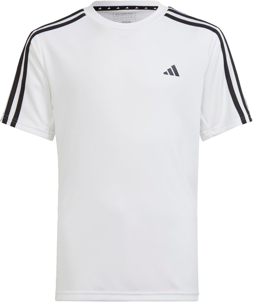 adidas Boy's Train Essentials AEROREADY 3-Stripes Regular-Fit T-Shirt