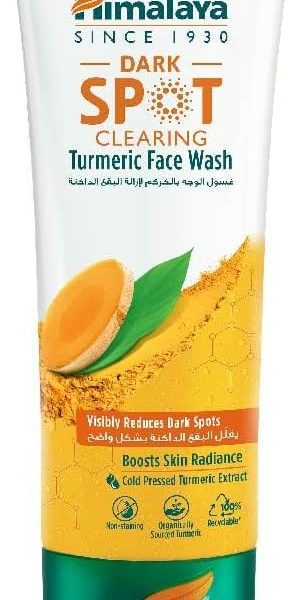 Himalaya Since 1930 Dark Spot Clearing Turmeric Face Wash | Visibly Reduces Dark Sports & Boosts Skin Radiance 100ml