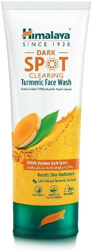 Himalaya Since 1930 Dark Spot Clearing Turmeric Face Wash | Visibly Reduces Dark Sports & Boosts Skin Radiance 100ml
