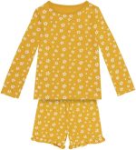 GREEN TREAT Girls GLHGT045 Bamboo Loungewear Set