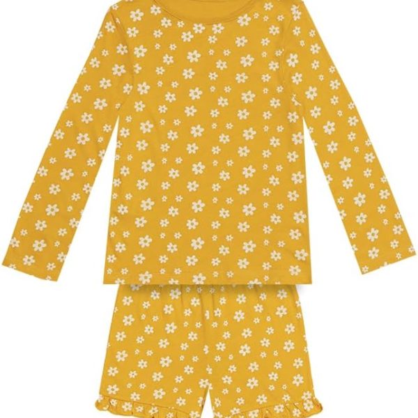 GREEN TREAT Girls GLHGT045 Bamboo Loungewear Set