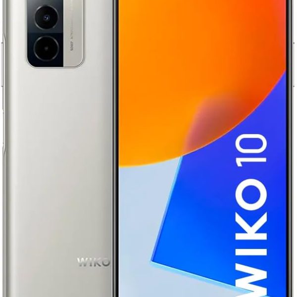 جوال ويكو 10 ثنائي شرائح الاتصال، 6GB RAM، بذاكرة 128GB، شبكة 4G LTE، بلون فضي