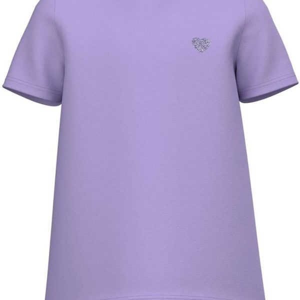 name it Girl's Violine Short-Sleeves Loose T-Shirt