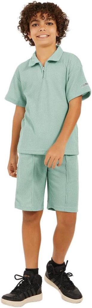 Styli Boys Polo And Shorts Set