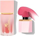 Amytis Garden Graden Make Up Liquid Blusher - Color Bloom Liquid Blush Matte Finish -Long Time Wearing With Waterproof Formula Gel-Cream Blush On with Sponge Tip Applicator 8.0 ml /0.27 fl.oz